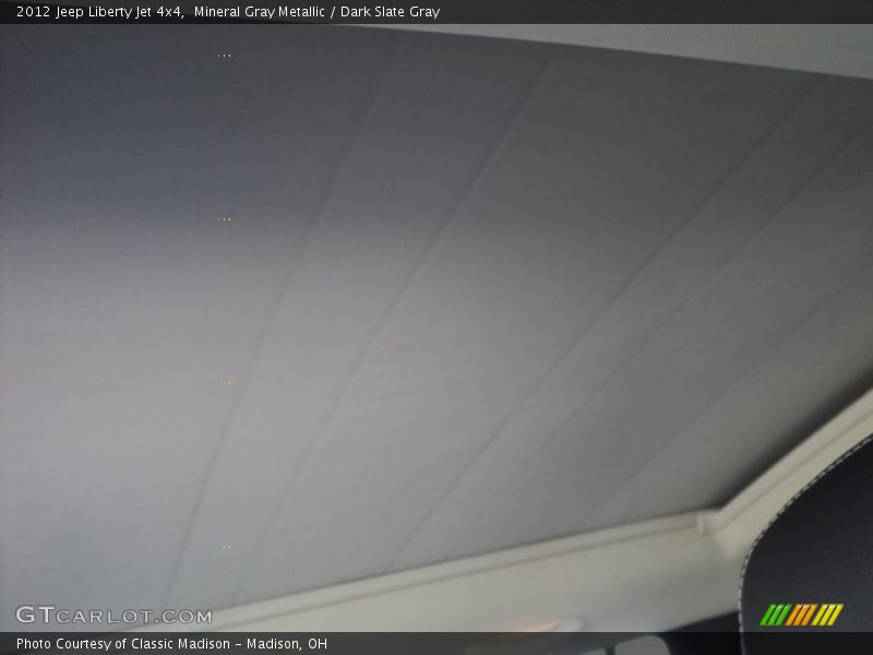 Mineral Gray Metallic / Dark Slate Gray 2012 Jeep Liberty Jet 4x4