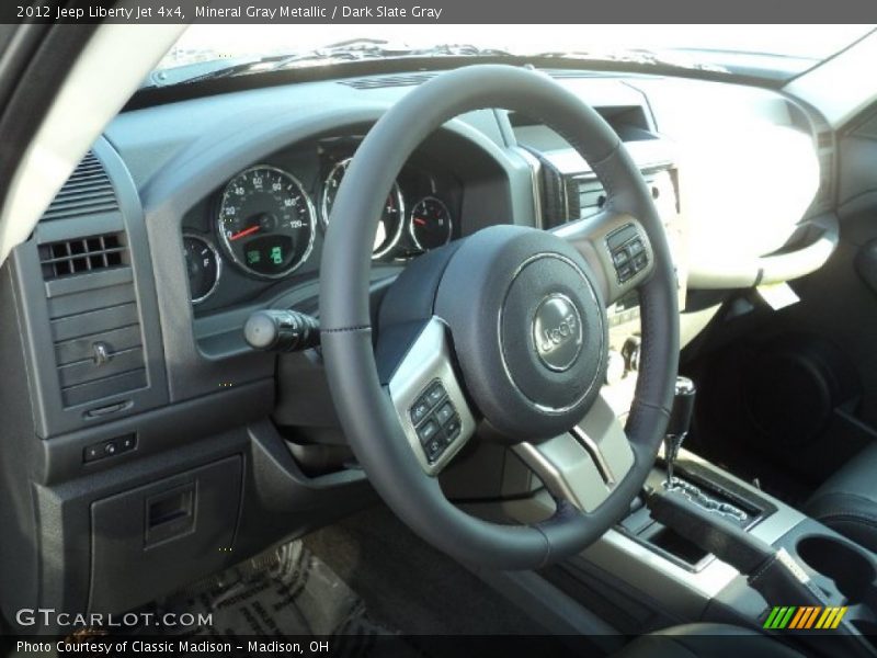 Mineral Gray Metallic / Dark Slate Gray 2012 Jeep Liberty Jet 4x4
