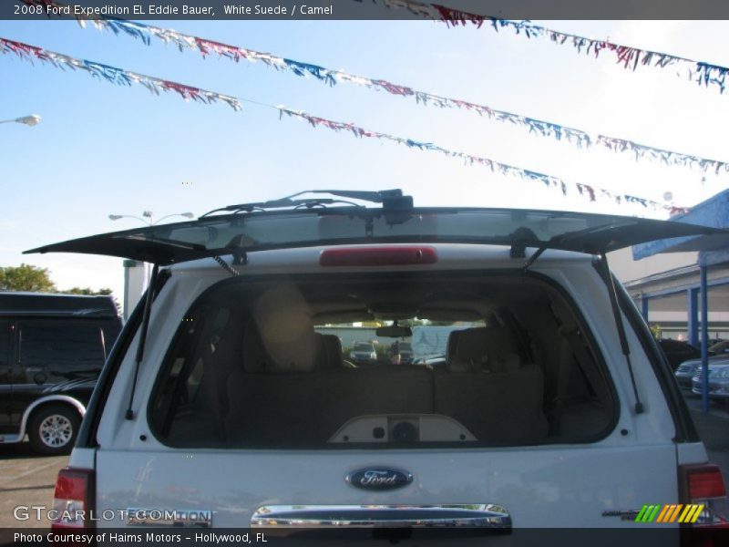 White Suede / Camel 2008 Ford Expedition EL Eddie Bauer
