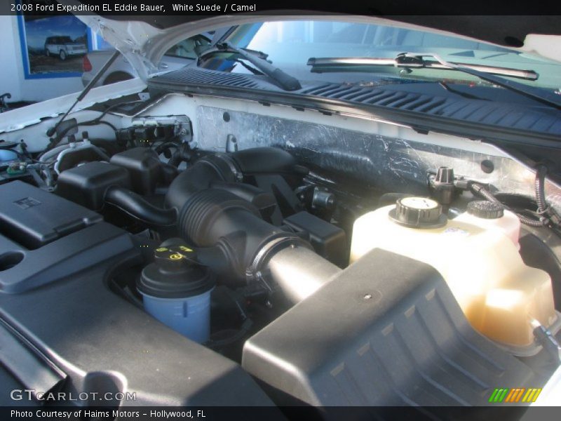 White Suede / Camel 2008 Ford Expedition EL Eddie Bauer