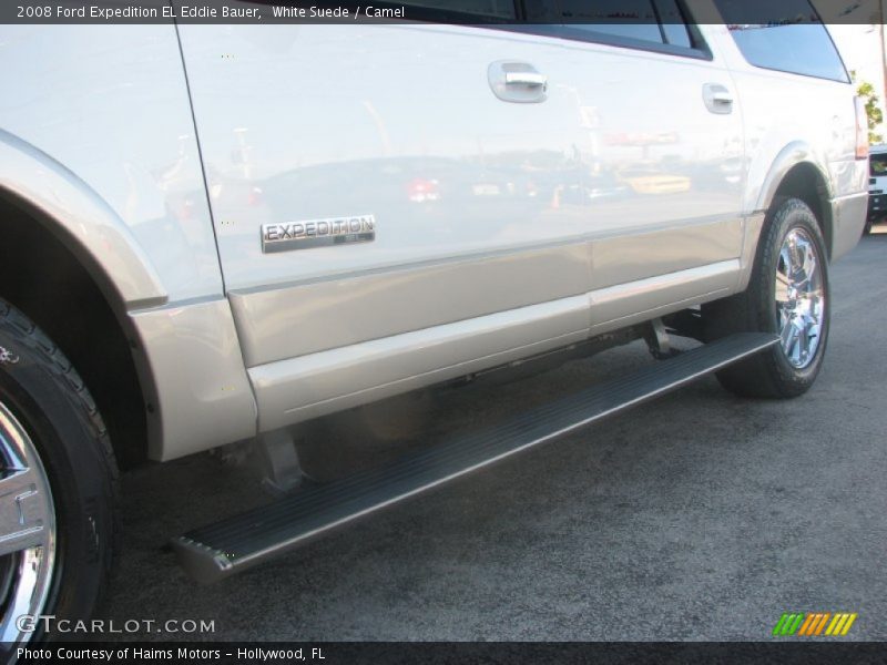 White Suede / Camel 2008 Ford Expedition EL Eddie Bauer