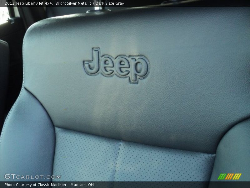 Bright Silver Metallic / Dark Slate Gray 2012 Jeep Liberty Jet 4x4