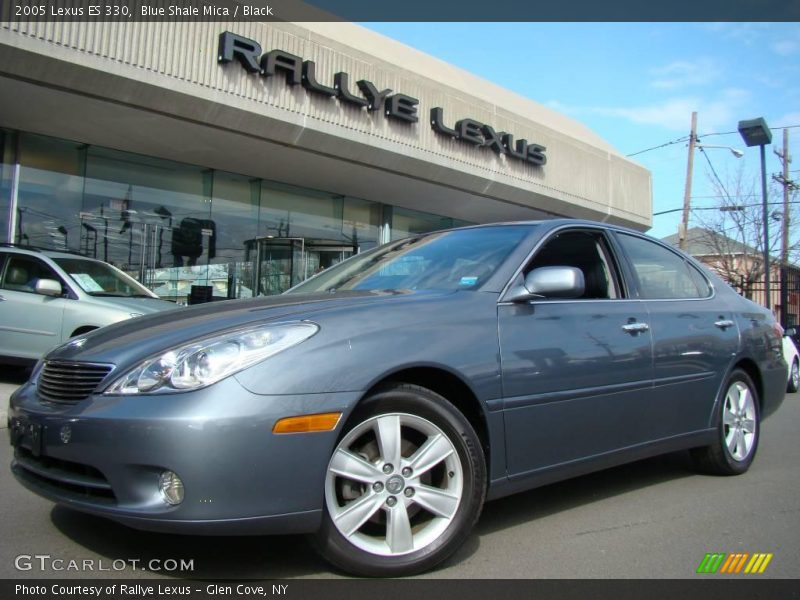 Blue Shale Mica / Black 2005 Lexus ES 330