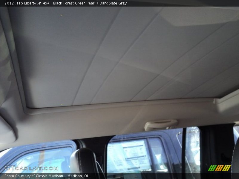 Black Forest Green Pearl / Dark Slate Gray 2012 Jeep Liberty Jet 4x4