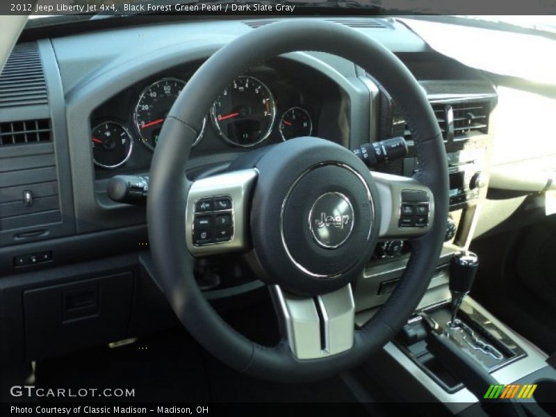 Black Forest Green Pearl / Dark Slate Gray 2012 Jeep Liberty Jet 4x4