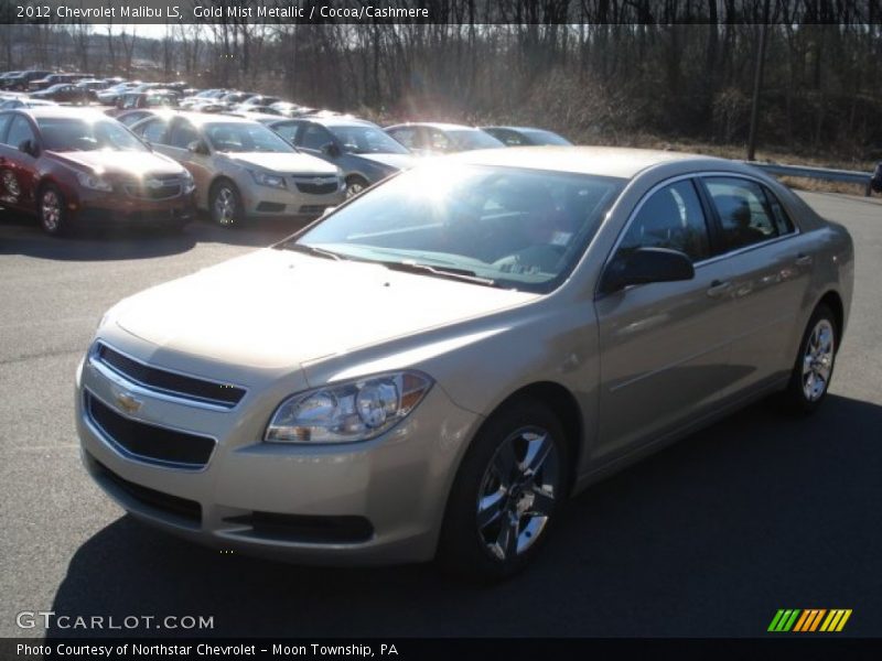 Gold Mist Metallic / Cocoa/Cashmere 2012 Chevrolet Malibu LS
