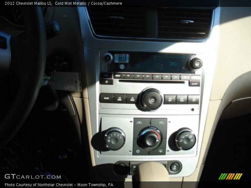 Gold Mist Metallic / Cocoa/Cashmere 2012 Chevrolet Malibu LS