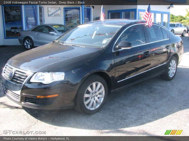 Deep Black / Black 2008 Volkswagen Passat Turbo Sedan