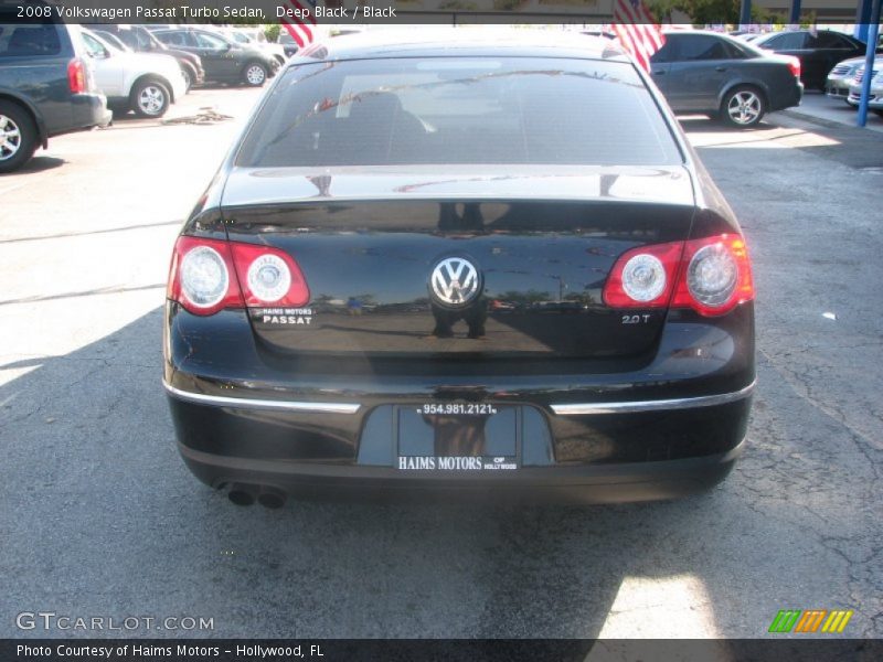 Deep Black / Black 2008 Volkswagen Passat Turbo Sedan