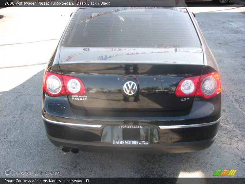 Deep Black / Black 2008 Volkswagen Passat Turbo Sedan