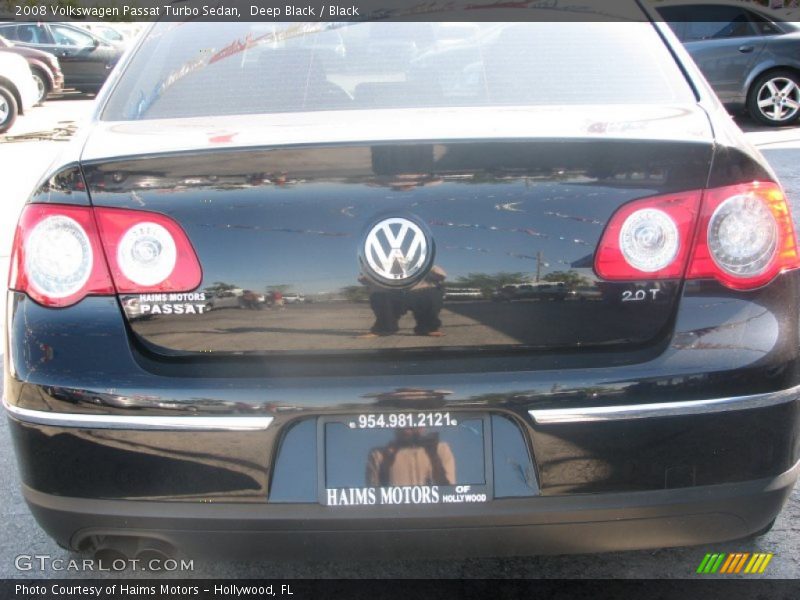 Deep Black / Black 2008 Volkswagen Passat Turbo Sedan