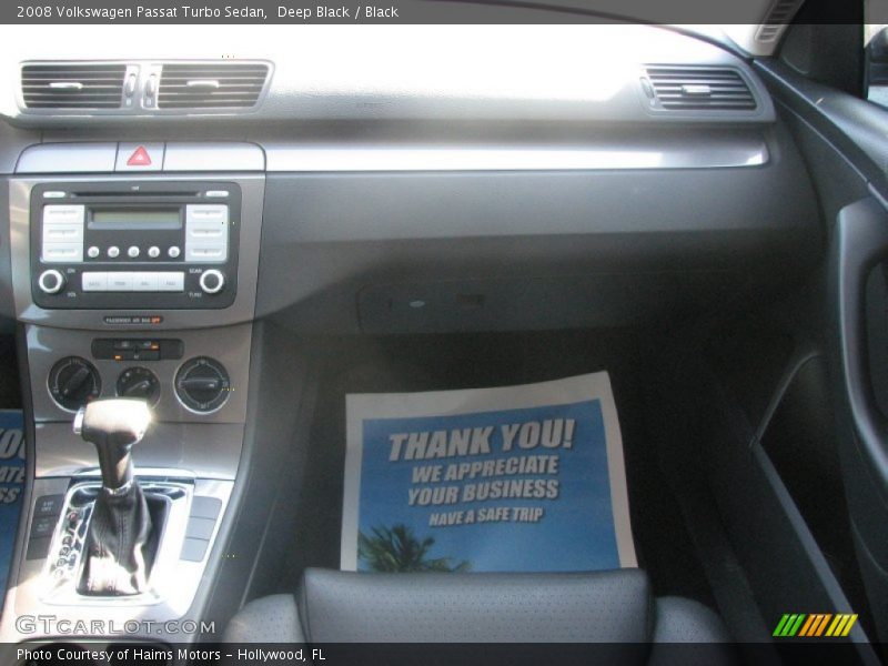 Deep Black / Black 2008 Volkswagen Passat Turbo Sedan