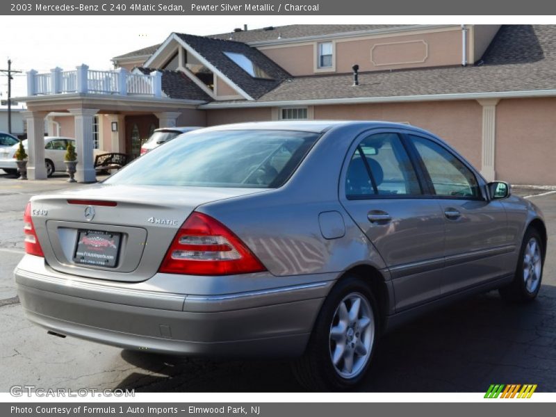 Pewter Silver Metallic / Charcoal 2003 Mercedes-Benz C 240 4Matic Sedan