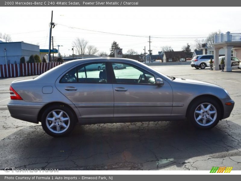 Pewter Silver Metallic / Charcoal 2003 Mercedes-Benz C 240 4Matic Sedan