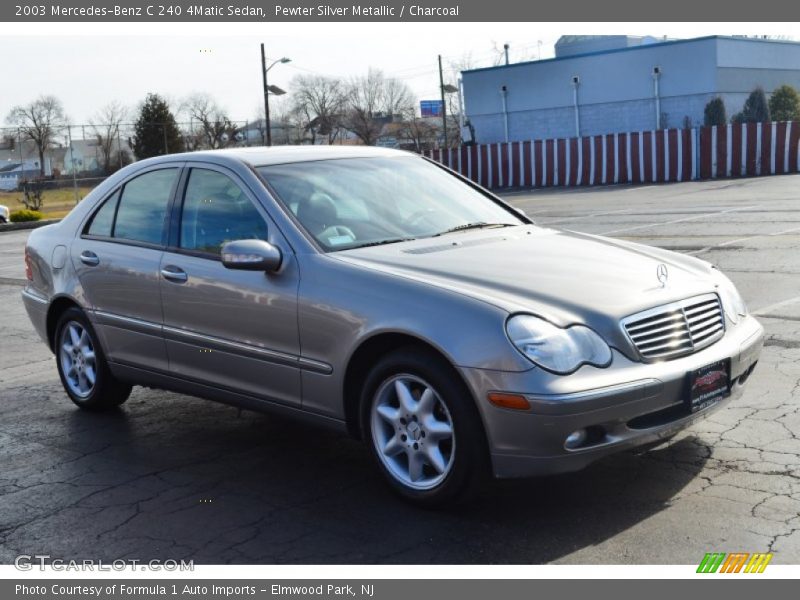 Pewter Silver Metallic / Charcoal 2003 Mercedes-Benz C 240 4Matic Sedan