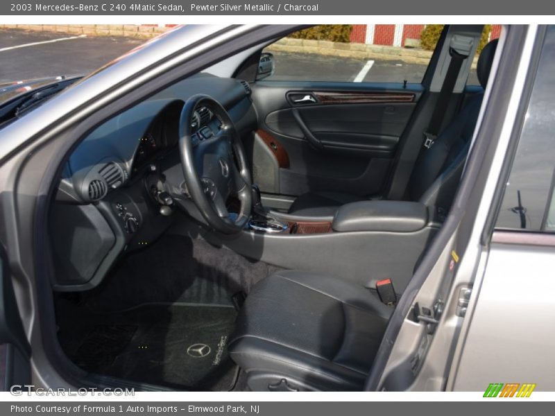 Pewter Silver Metallic / Charcoal 2003 Mercedes-Benz C 240 4Matic Sedan