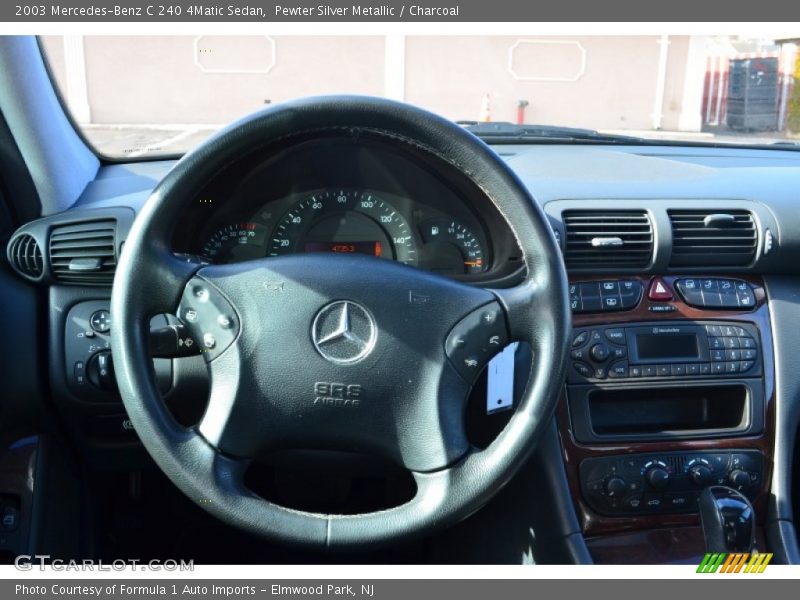 Pewter Silver Metallic / Charcoal 2003 Mercedes-Benz C 240 4Matic Sedan