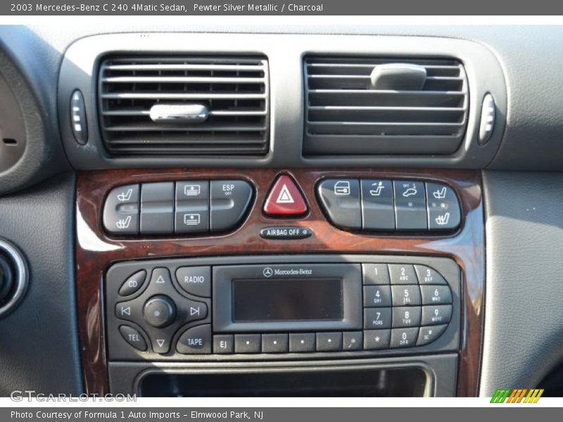 Pewter Silver Metallic / Charcoal 2003 Mercedes-Benz C 240 4Matic Sedan