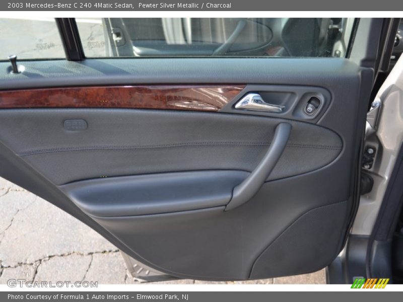 Pewter Silver Metallic / Charcoal 2003 Mercedes-Benz C 240 4Matic Sedan