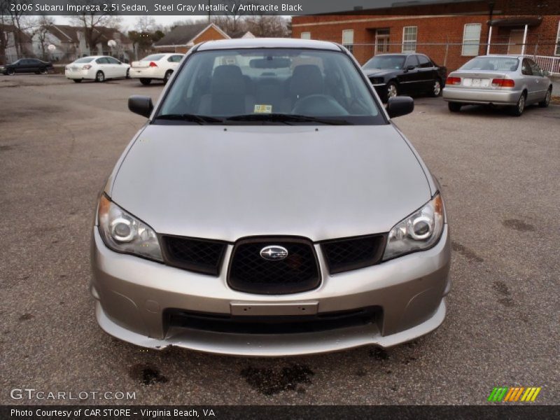 Steel Gray Metallic / Anthracite Black 2006 Subaru Impreza 2.5i Sedan