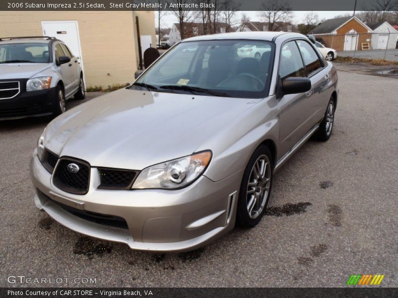 Steel Gray Metallic / Anthracite Black 2006 Subaru Impreza 2.5i Sedan