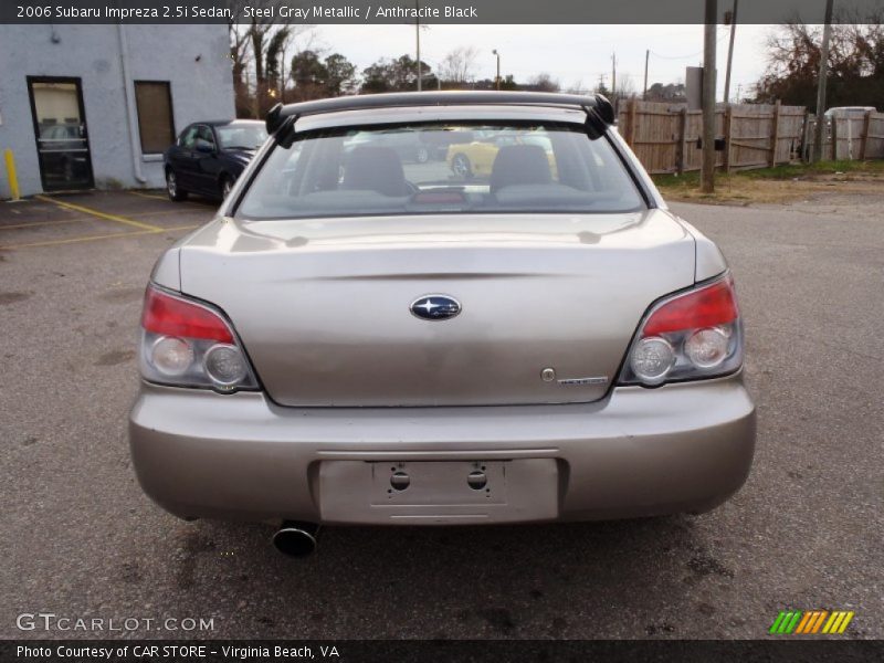 Steel Gray Metallic / Anthracite Black 2006 Subaru Impreza 2.5i Sedan