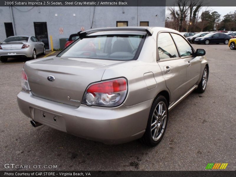 Steel Gray Metallic / Anthracite Black 2006 Subaru Impreza 2.5i Sedan