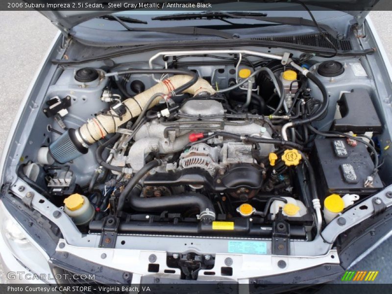 Steel Gray Metallic / Anthracite Black 2006 Subaru Impreza 2.5i Sedan