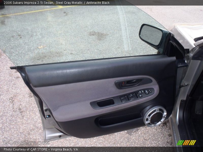 Steel Gray Metallic / Anthracite Black 2006 Subaru Impreza 2.5i Sedan