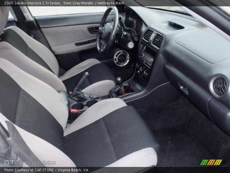 Steel Gray Metallic / Anthracite Black 2006 Subaru Impreza 2.5i Sedan