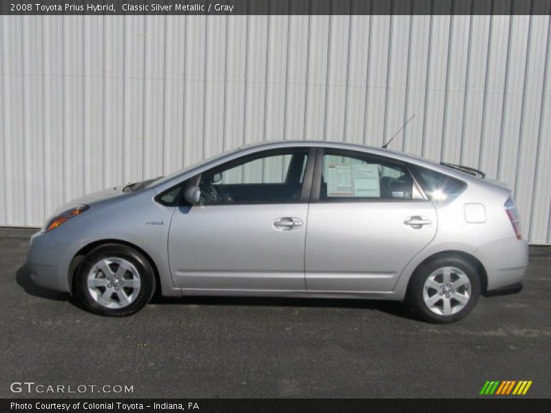 Classic Silver Metallic / Gray 2008 Toyota Prius Hybrid