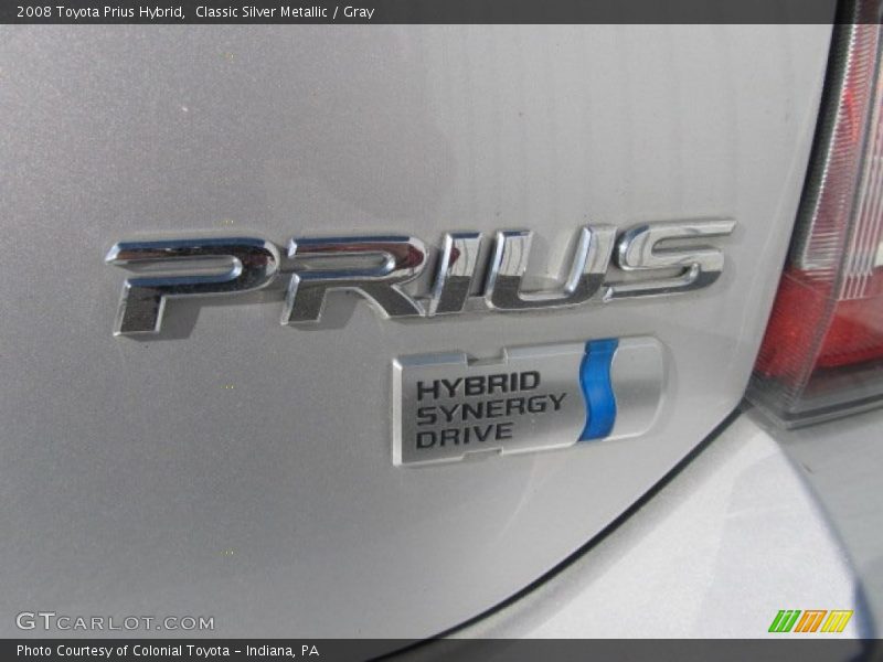 Classic Silver Metallic / Gray 2008 Toyota Prius Hybrid