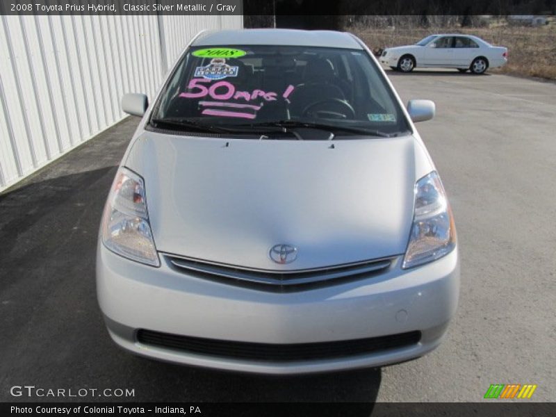 Classic Silver Metallic / Gray 2008 Toyota Prius Hybrid