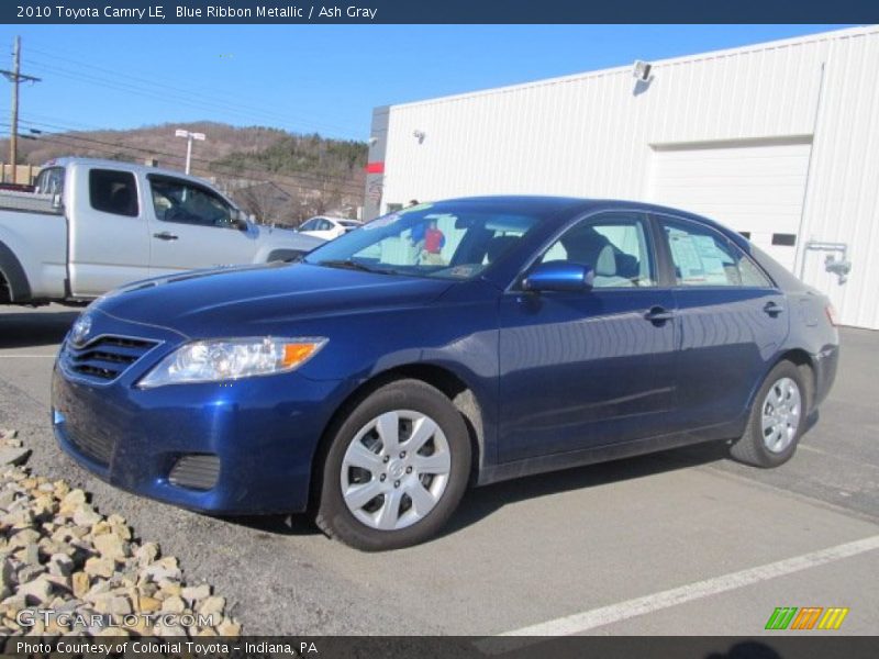 Blue Ribbon Metallic / Ash Gray 2010 Toyota Camry LE