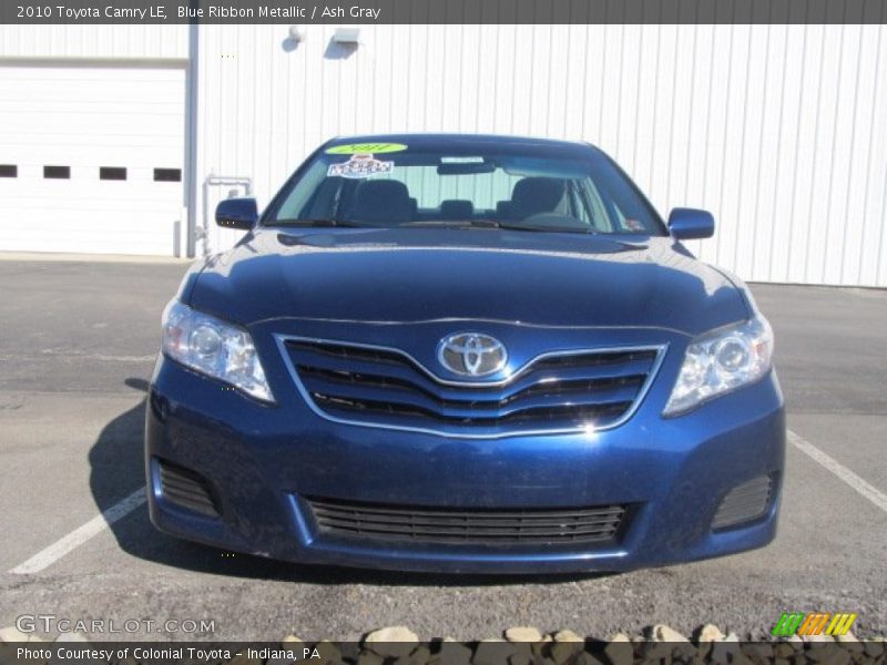 Blue Ribbon Metallic / Ash Gray 2010 Toyota Camry LE