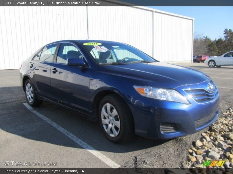 Blue Ribbon Metallic / Ash Gray 2010 Toyota Camry LE