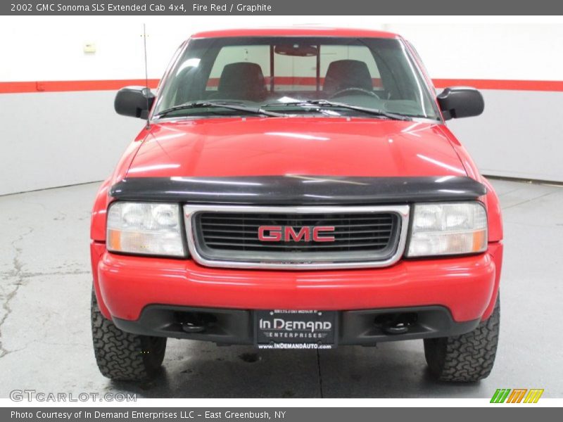 Fire Red / Graphite 2002 GMC Sonoma SLS Extended Cab 4x4
