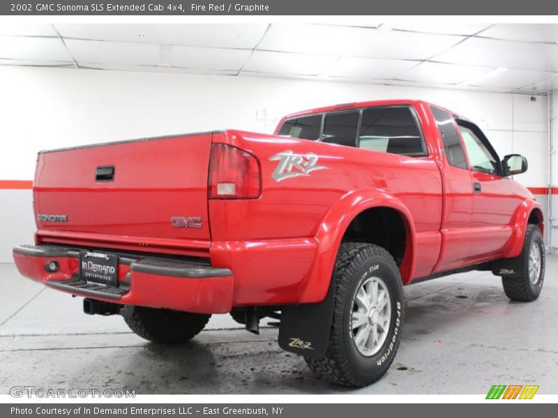 Fire Red / Graphite 2002 GMC Sonoma SLS Extended Cab 4x4