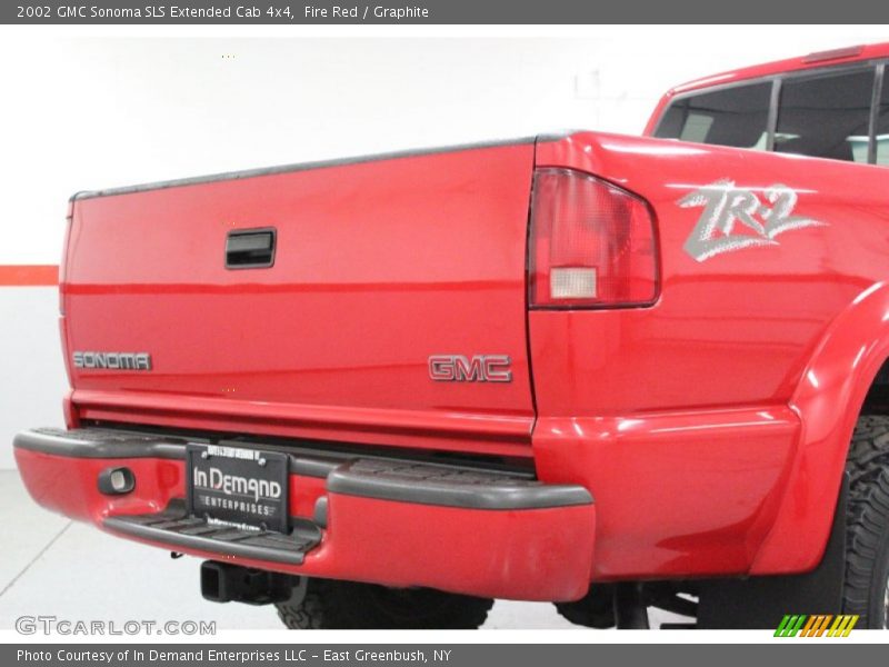 Fire Red / Graphite 2002 GMC Sonoma SLS Extended Cab 4x4