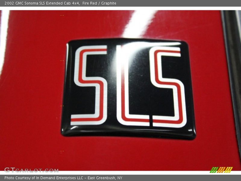 Fire Red / Graphite 2002 GMC Sonoma SLS Extended Cab 4x4
