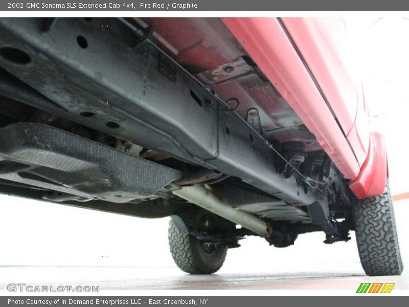 Fire Red / Graphite 2002 GMC Sonoma SLS Extended Cab 4x4