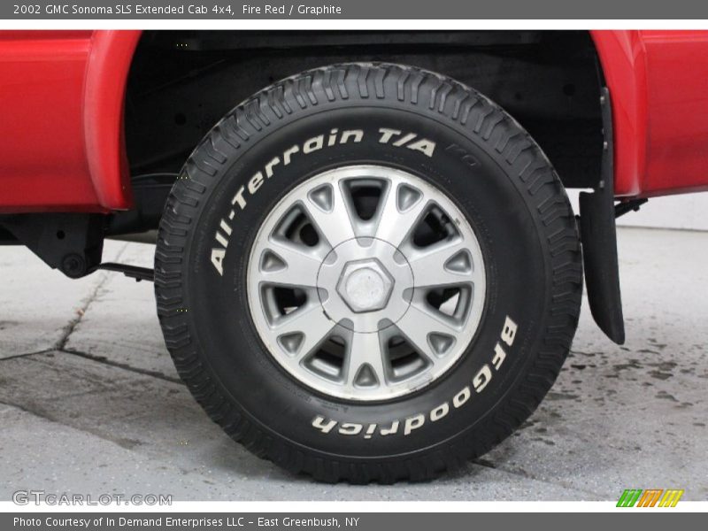Fire Red / Graphite 2002 GMC Sonoma SLS Extended Cab 4x4