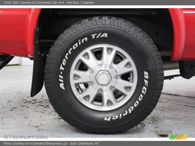 Fire Red / Graphite 2002 GMC Sonoma SLS Extended Cab 4x4