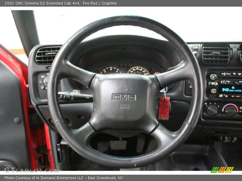Fire Red / Graphite 2002 GMC Sonoma SLS Extended Cab 4x4