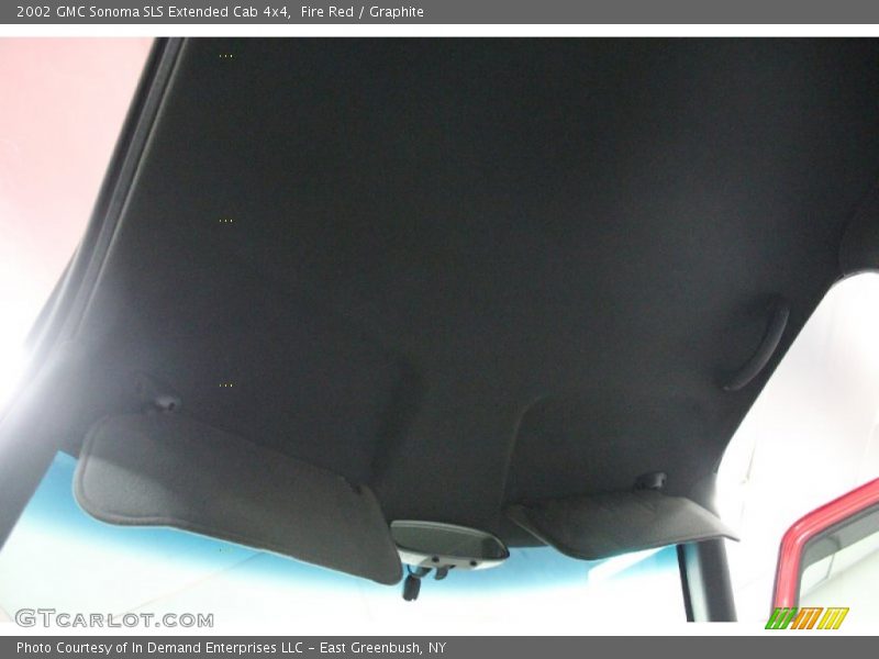 Fire Red / Graphite 2002 GMC Sonoma SLS Extended Cab 4x4