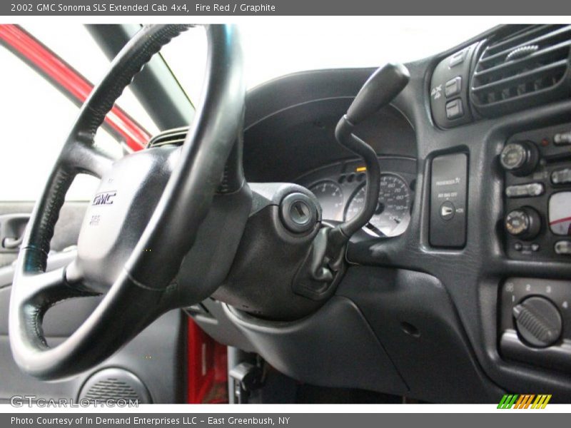 Fire Red / Graphite 2002 GMC Sonoma SLS Extended Cab 4x4