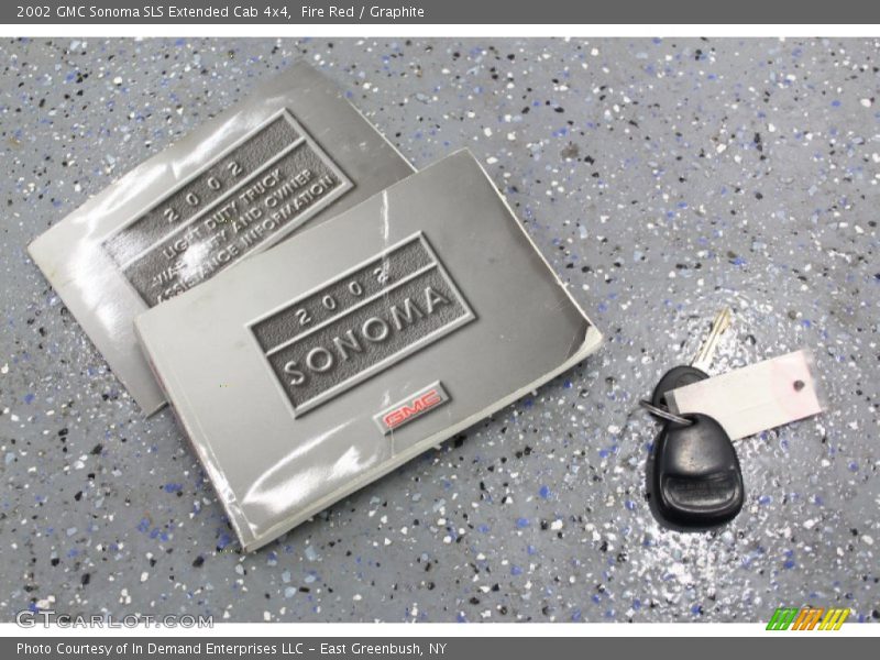 Fire Red / Graphite 2002 GMC Sonoma SLS Extended Cab 4x4