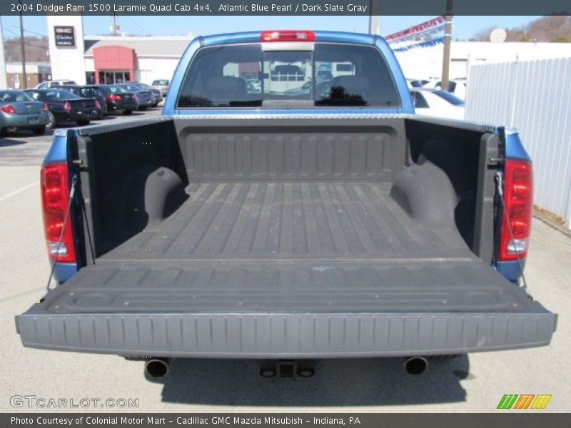 Atlantic Blue Pearl / Dark Slate Gray 2004 Dodge Ram 1500 Laramie Quad Cab 4x4