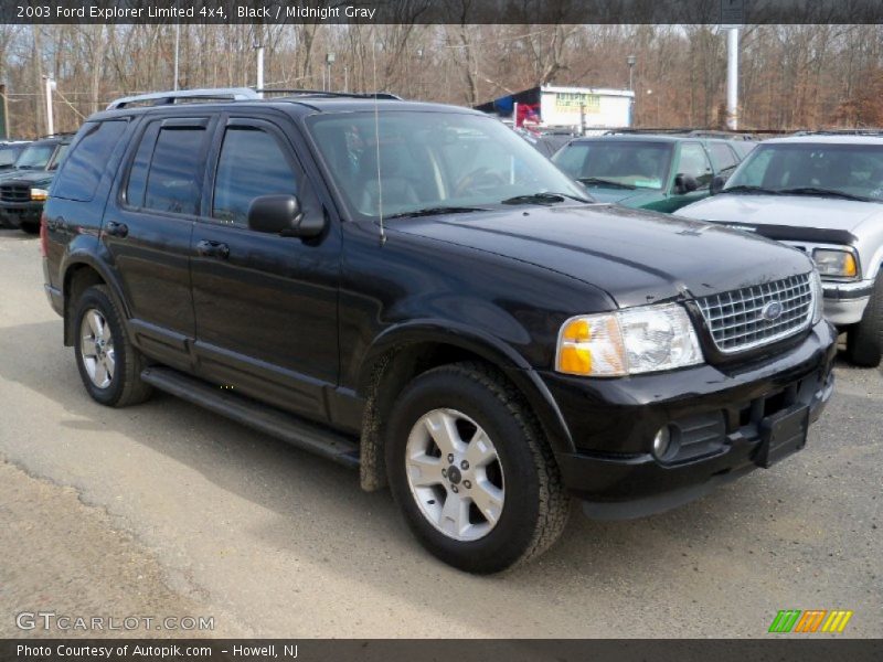 Black / Midnight Gray 2003 Ford Explorer Limited 4x4