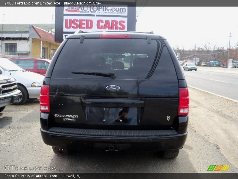Black / Midnight Gray 2003 Ford Explorer Limited 4x4